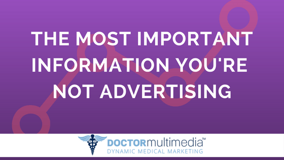 The Most Important Information You’re Not Advertising